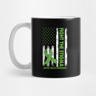 Green Ribbon Mug